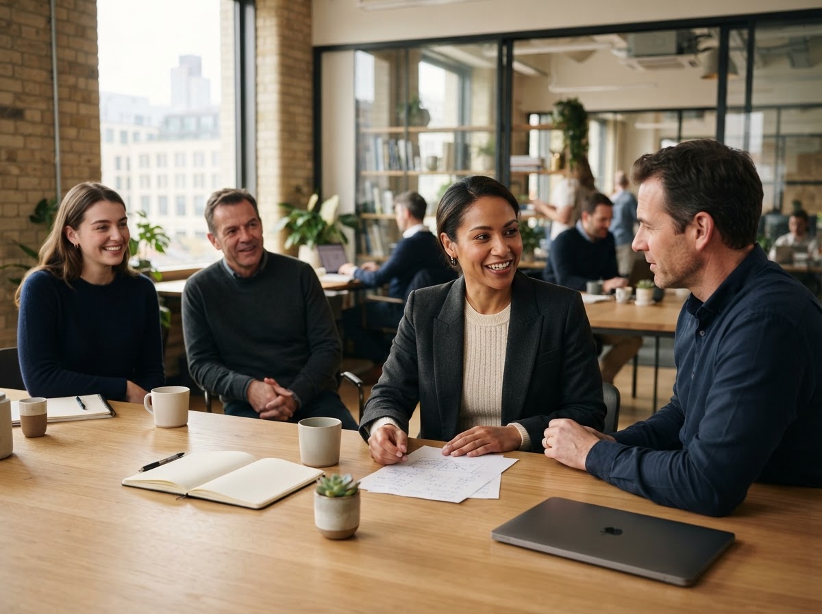 Rörelse Valtaris analyst reviewing automated portfolio diligence on a calm workspace